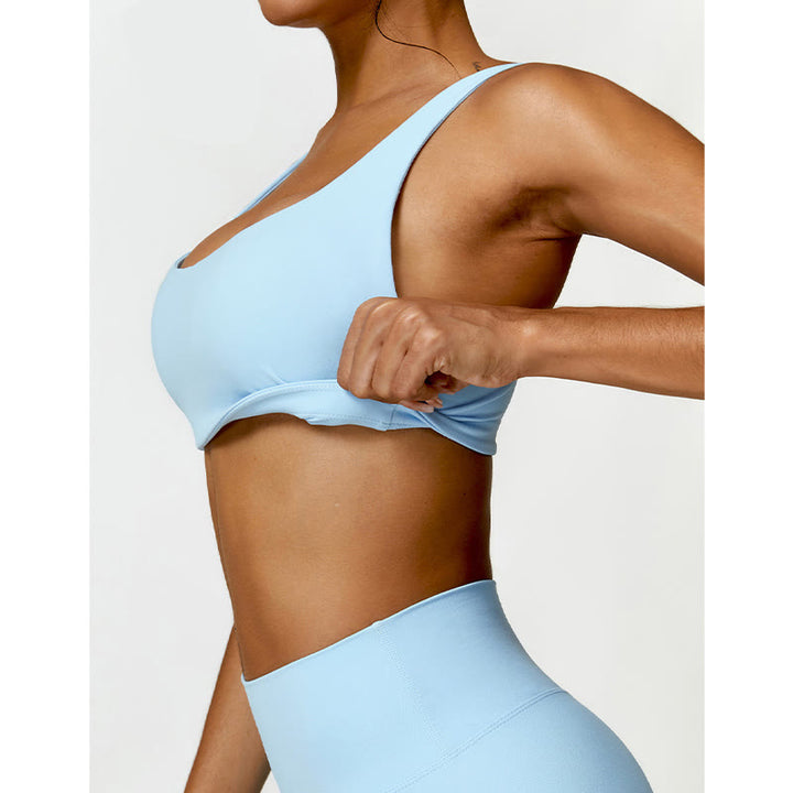 Buddha Stonesジム スポーツ ヨガ バックレス ブラ クロップ タンクトップ ショーツ - image 15