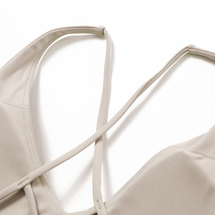 Buddha Stonesジム スポーツ ヨガ バックレス ブラ クロップ タンクトップ 通気性 ショーツ - image 34