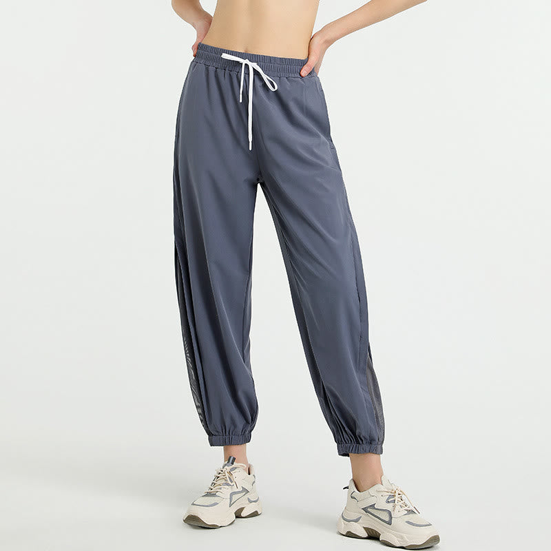 Buddha Stonesハイウエスト ルーズフィット ヨガ スポーツ トラックパンツ ポケット付き - image 1