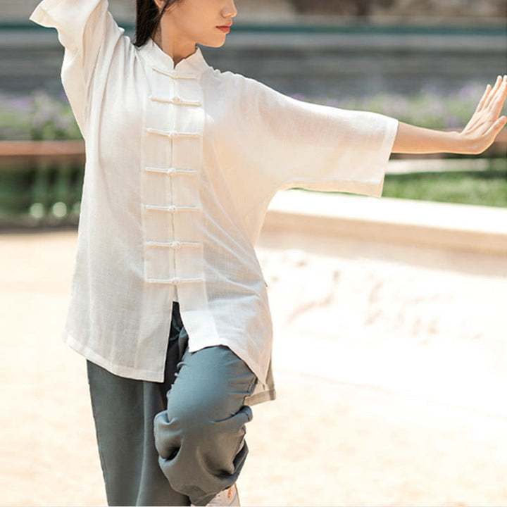 Buddha Stones無地 カエルボタン 瞑想 祈り スピリチュアル 禅 太極拳 気功 練習 ユニセックス 服セット - image 7