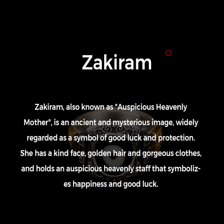 Buddha Stones925 スターリングシルバー ザキラム 富の女神デザイン Dzi ビーズプロテクションリング - image 7