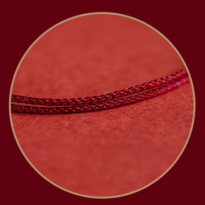 Buddha Stones925 スターリングシルバー 3ビーズ プロテクションストリングブレスレット アンクレット - image 7