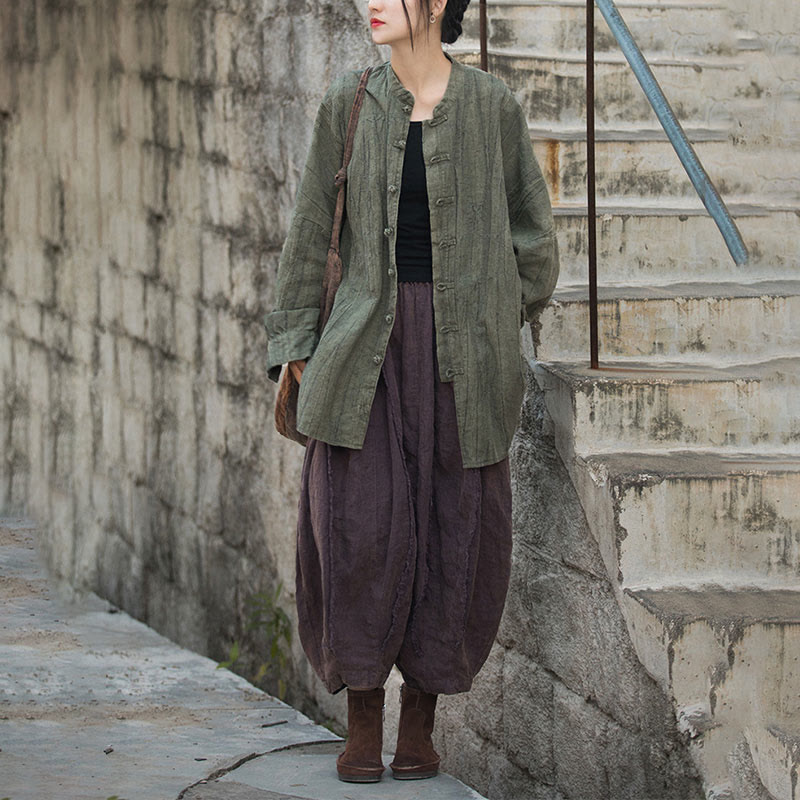 Buddha Stonesタイダイ フロッグボタン 長袖 禅瞑想 オープンフロント ジャケット - image 19