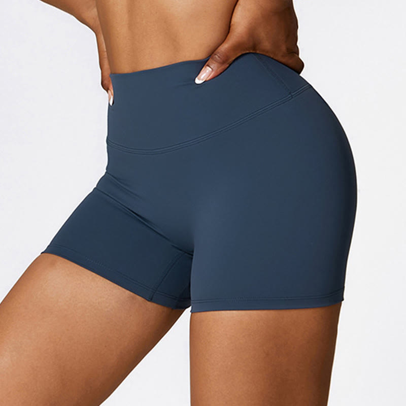 Buddha Stones無地 クロップ タンクトップ ハイウエスト ショーツ スポーツ フィットネス ジム ヨガ ウェア - image 8