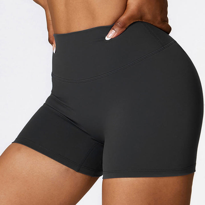 Buddha Stones無地 クロップ タンクトップ ハイウエスト ショーツ スポーツ フィットネス ジム ヨガ ウェア - image 21