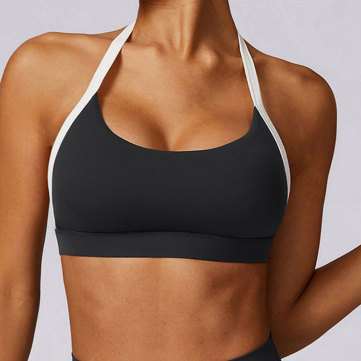 Buddha Stones無地 ホルターネック ブラ 長袖 クロップ タンクトップ パンツ スポーツ フィットネス ジム ヨガ 衣装 - image 23