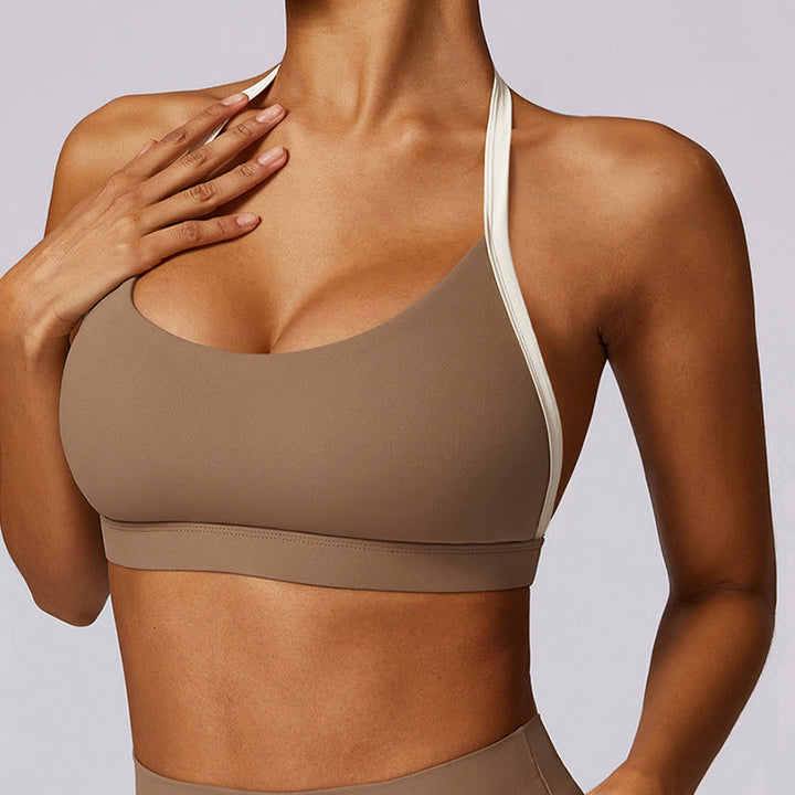 Buddha Stones無地 ホルターネック ブラ 長袖 クロップ タンクトップ パンツ スポーツ フィットネス ジム ヨガ 衣装 - image 36