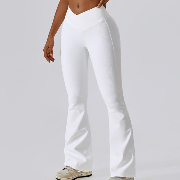 Buddha Stonesノースリーブ クロップ タンクトップ フレアパンツ スポーツ フィットネス ヨガ - image 11