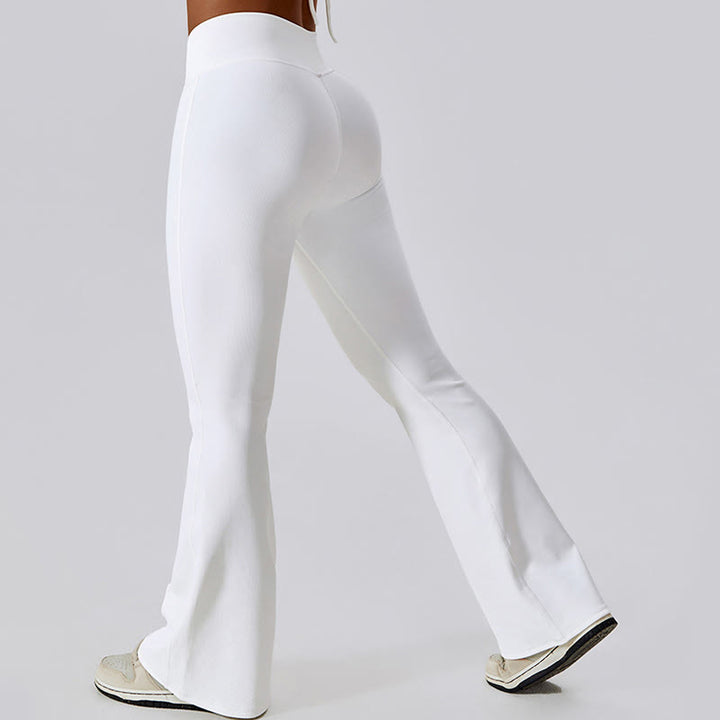 Buddha Stonesノースリーブ クロップ タンクトップ フレアパンツ スポーツ フィットネス ヨガ - image 10