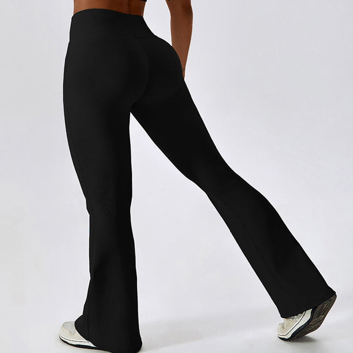 Buddha Stonesノースリーブ クロップ タンクトップ フレアパンツ スポーツ フィットネス ヨガ