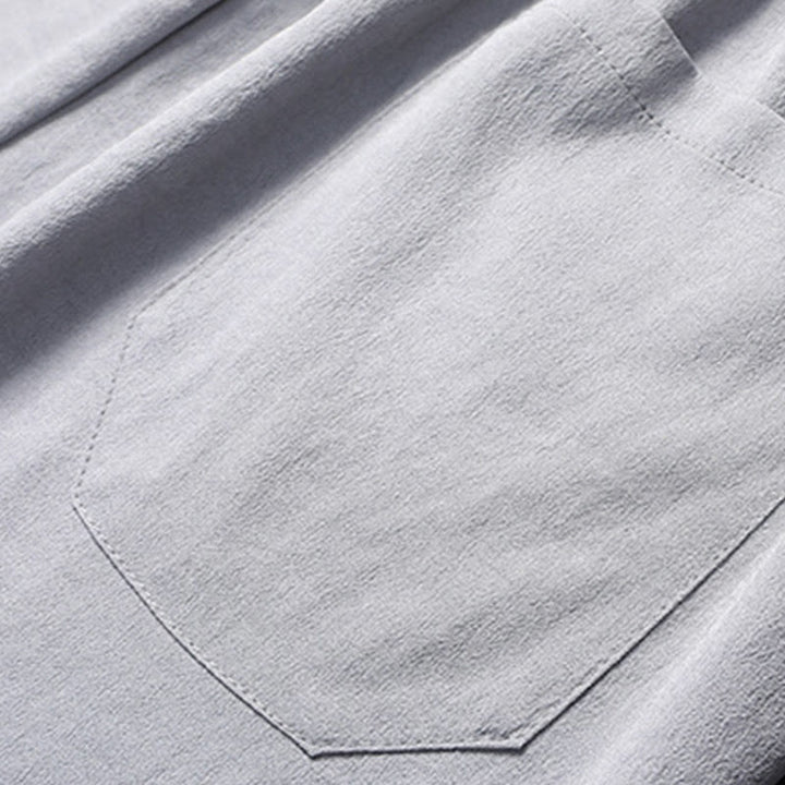 Buddha Stonesフーキャラクター唐装漢服伝統制服半袖トップスパンツ衣類メンズセット - image 14