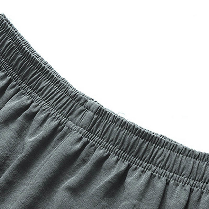 Buddha Stones龍風キャラクター唐装 伝統的半袖シャツ ワイドレッグパンツ 衣類 メンズセット - image 11