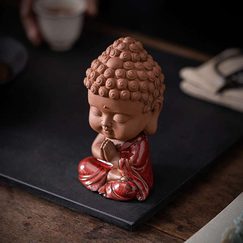Buddha Stonesミニゴータマ仏陀釈迦牟尼観音観音菩薩地蔵菩薩セレニティセラミックデスク装飾