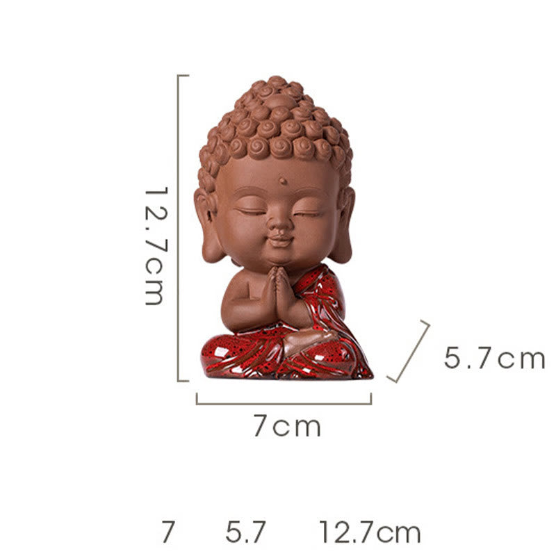 Buddha Stonesミニゴータマ仏陀釈迦牟尼観音観音菩薩地蔵菩薩セレニティセラミックデスク装飾