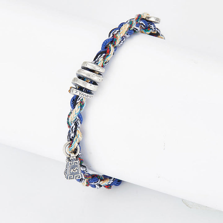 Buddha Stones925スターリングシルバー コインスケールチャーム ハンドメイド 祝福ブレスレット - image 10