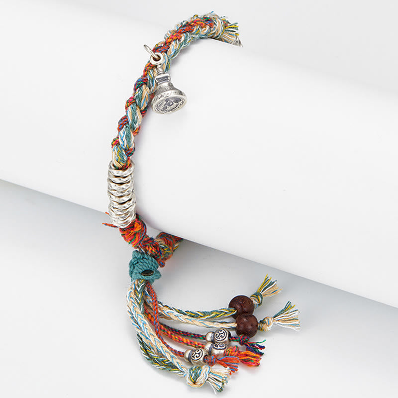 Buddha Stones925スターリングシルバー ハンドメイドプロテクションマルチストランドブレスレット - image 2