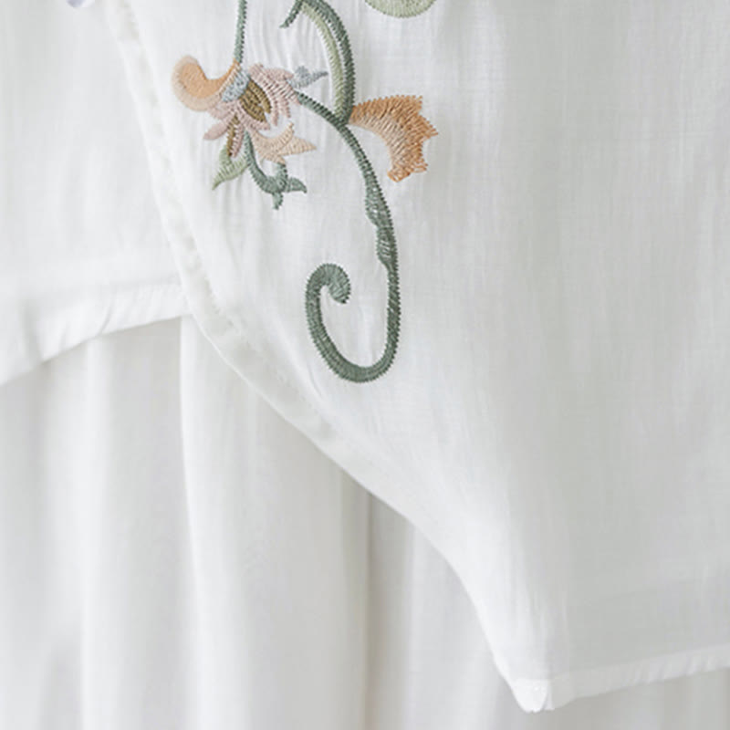 Buddha Stonesフラワー刺繍半袖Tシャツ ワイドレッグパンツ 2点セット - image 19