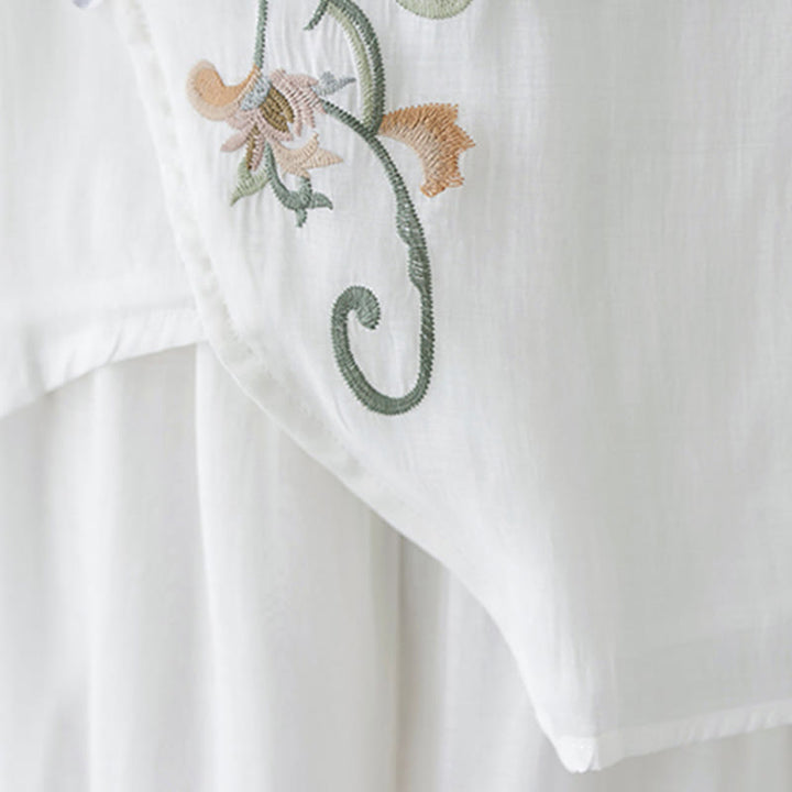 Buddha Stonesフラワー刺繍半袖Tシャツ ワイドレッグパンツ 2点セット - image 19