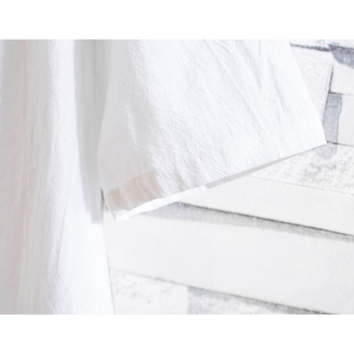 Buddha Stones 2点セット 無地 コットン ボタン 半袖 Tシャツ パンツ メンズ セット - image 6