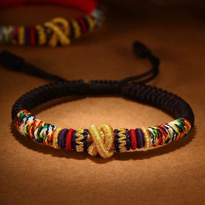 Buddha Stones925スターリングシルバーオーム・マニ・パドメ・フムキングコングノット 信仰ブレスレット - ブラウン（手首周り：14～21cm） - レギュラースタイル - image 19