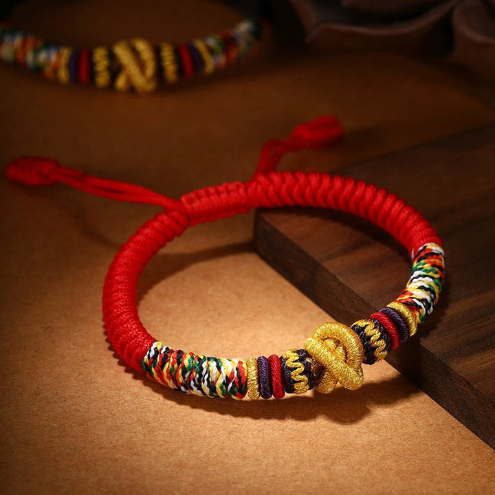 Buddha Stones925スターリングシルバーオーム・マニ・パドメ・フムキングコングノット 信仰ブレスレット