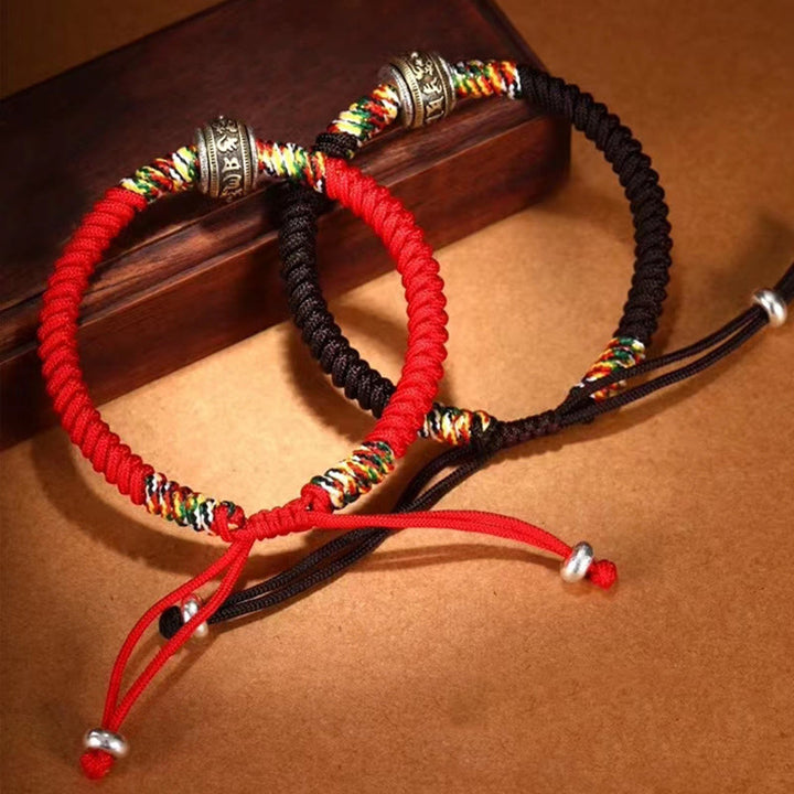 Buddha Stones925スターリングシルバーオーム・マニ・パドメ・フムキングコングノット 信仰ブレスレット - image 18