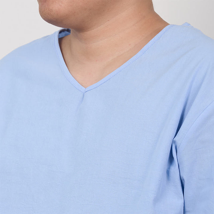 Buddha Stones無地 七分袖 メンズ Tシャツ - image 1