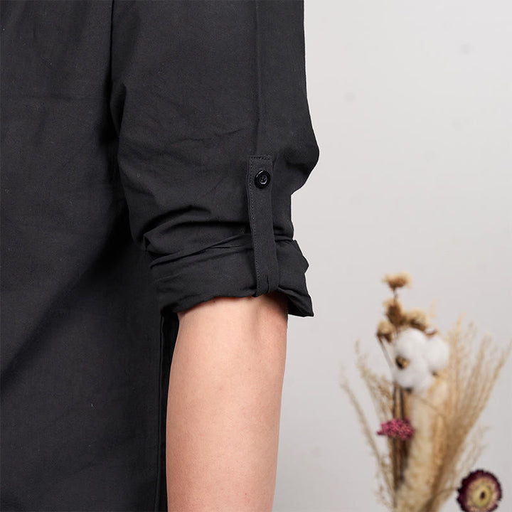 Buddha Stones無地 七分袖 メンズ Tシャツ - image 4