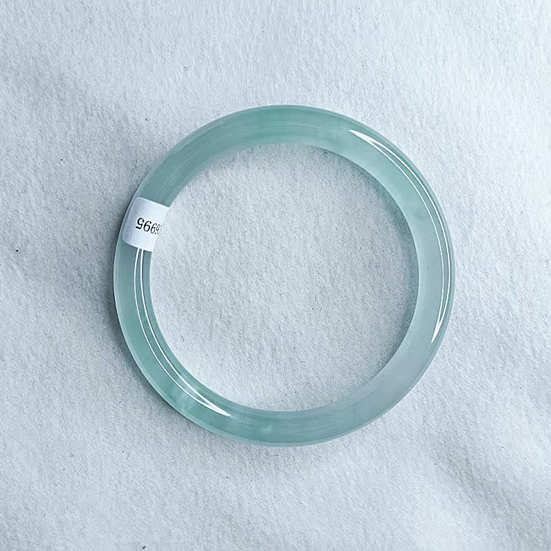 Buddha Stonesブルーカルセドニー 感情バランス エネルギーブレスレット バングル - image 3