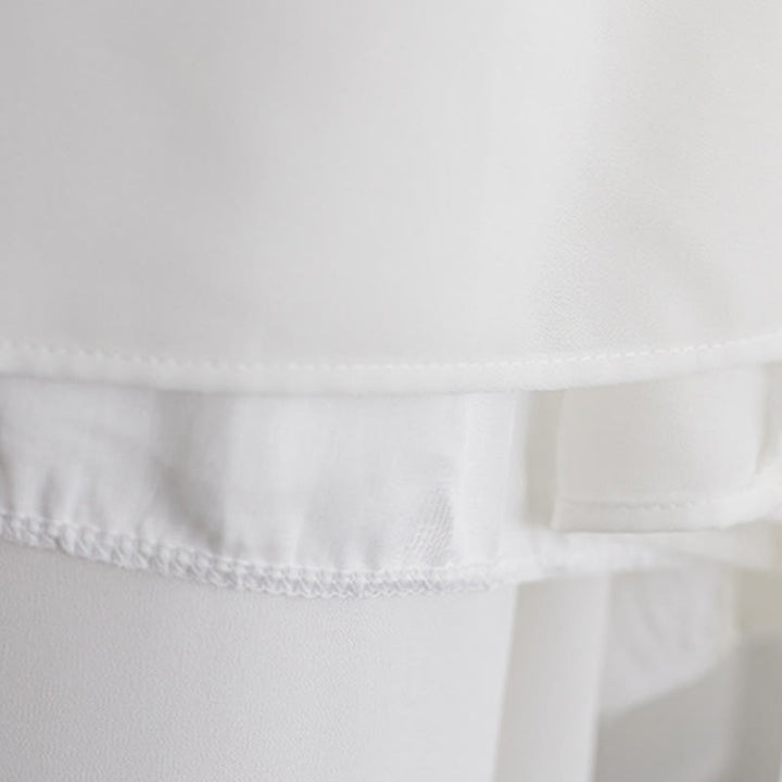 Buddha Stones 2点セット カエルボタン 長袖 ミディドレス ワイドレッグパンツ シフォン 禅風 レディース セット - image 14