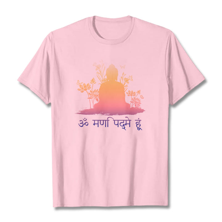 Buddha Stonesサンスクリット語 OM NAMAH SHIVAYA Tee Tシャツ - ライトピンク - 2XL - image 12