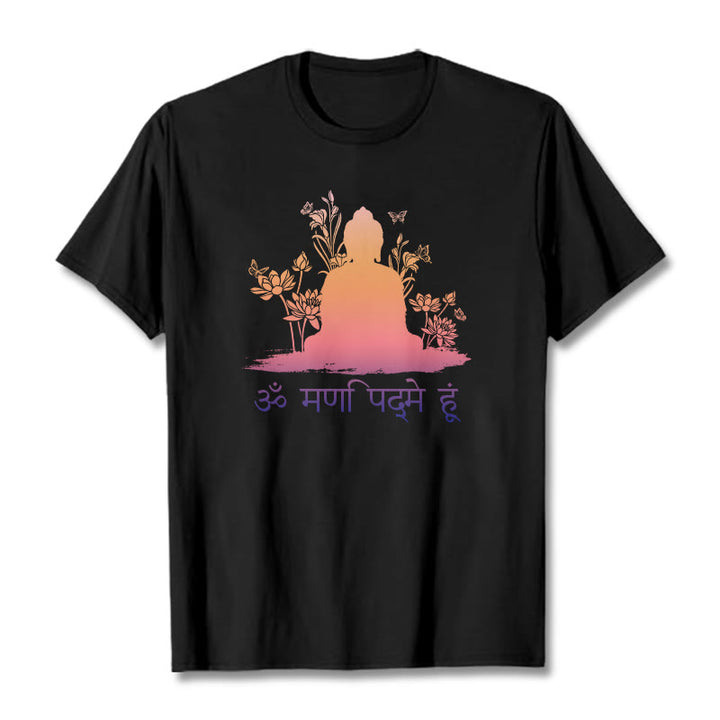 Buddha Stonesサンスクリット語 OM NAMAH SHIVAYA Tee Tシャツ - 黒 - 2XL - image 4