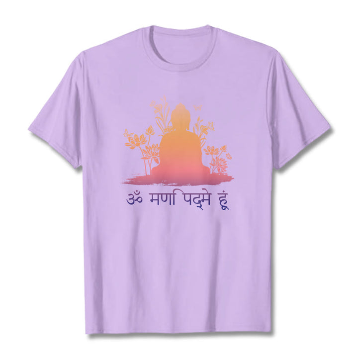Buddha Stonesサンスクリット語 OM NAMAH SHIVAYA Tee Tシャツ - 梅 - 2XL - image 16