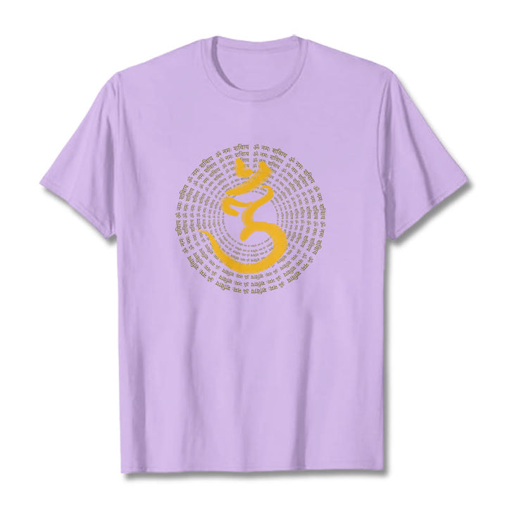 Buddha Stones 108 OM NAMAH SHIVAYA マントラ サンスクリット T シャツ - 梅 - 2XL - image 15