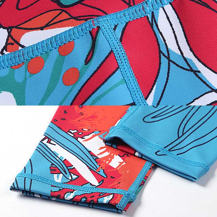 Buddha Stones、カラフルな花びら、葉っぱのプリント、スポーツ、エクササイズ、フィットネス、ハイウエストレギンス、レディース、ヨガパンツ - image 23