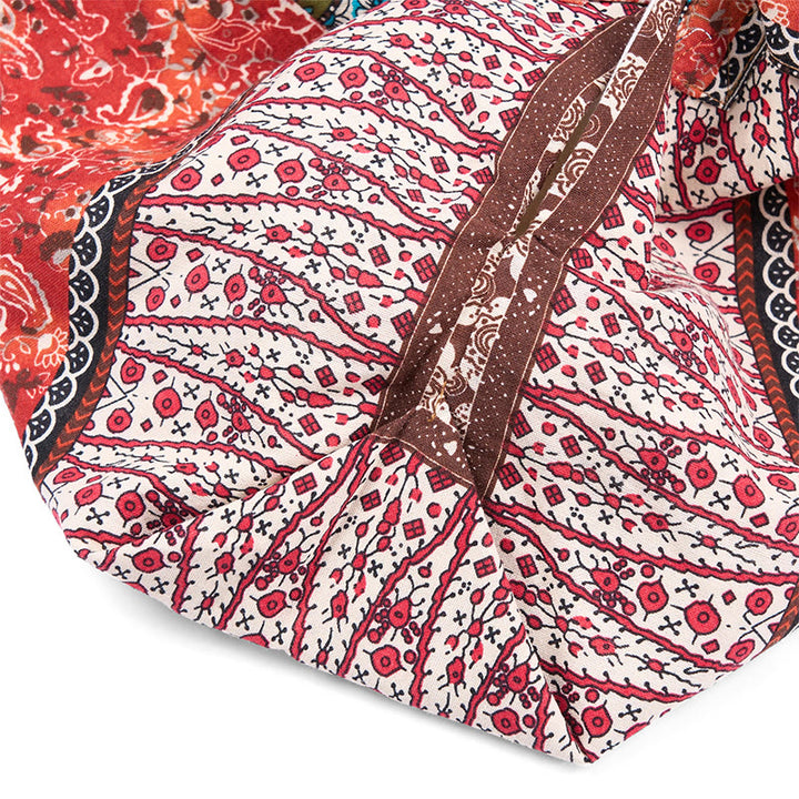 Buddha Stonesカラーストライプ柄コットンショルダーバッグ - image 9