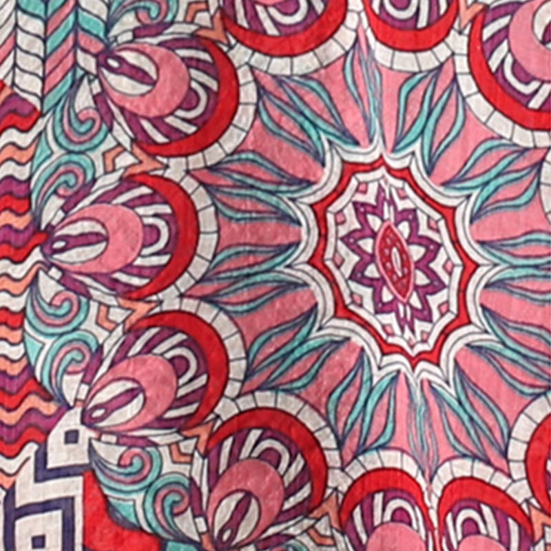 Buddha Stonesレディース マンダラジオメトリー ハーフボタンシャツ - image 6