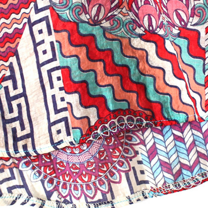 Buddha Stonesレディース マンダラジオメトリー ハーフボタンシャツ - image 5