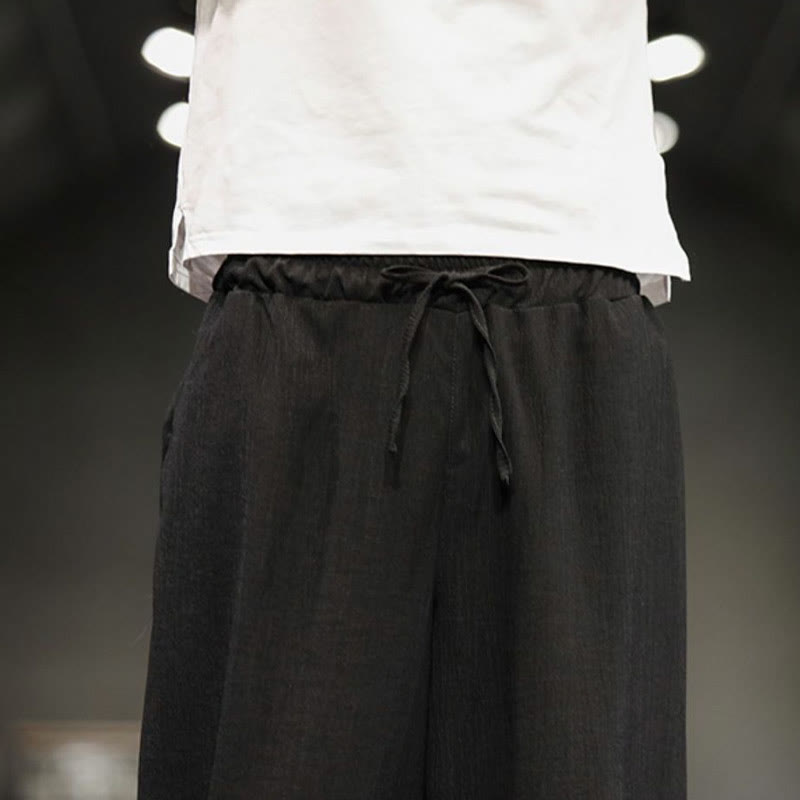 Buddha Stonesサマーソリッド メンズ クロップドパンツ ポケット付き - image 32