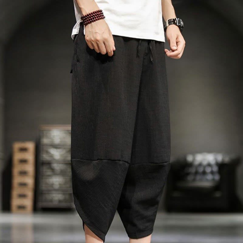 Buddha Stonesサマーソリッド メンズ クロップドパンツ ポケット付き - image 24