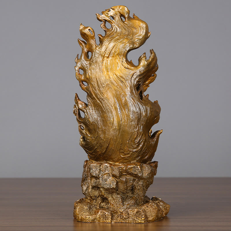 Buddha Stones不動明王 仏像 静寂の銅像 家へのお供え装飾 - image 2