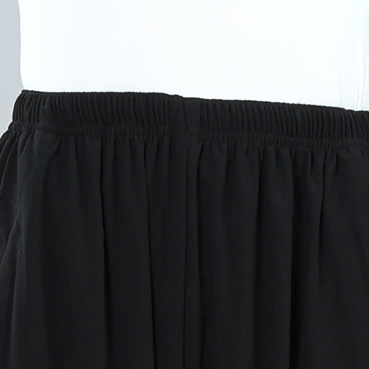 Buddha Stones夏用 ユニセックス 伸縮性ウエスト 太極拳 カンフー 気功 練習用 コットン 通気性 ポケット付きパンツ - image 8