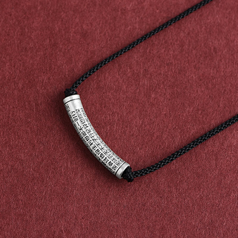 Buddha Stones999スターリングシルバー 六芒般若心経 ネックレスペンダント - 黒（般若心経） - image 17