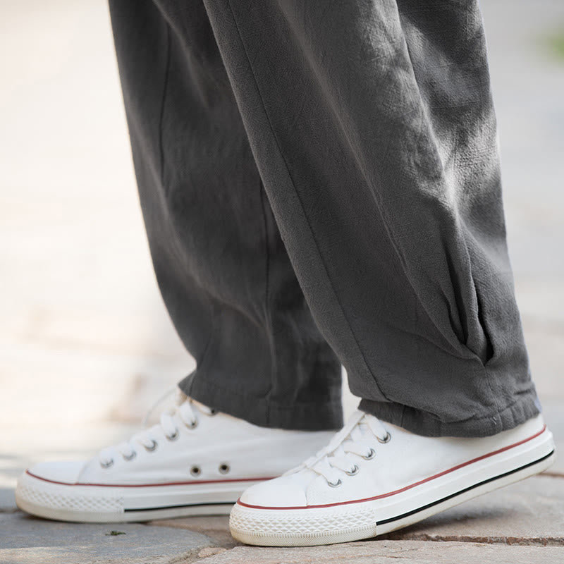 Buddha Stonesカジュアル ラミー リネン コットン ヨガパンツ ポケット付き - image 31