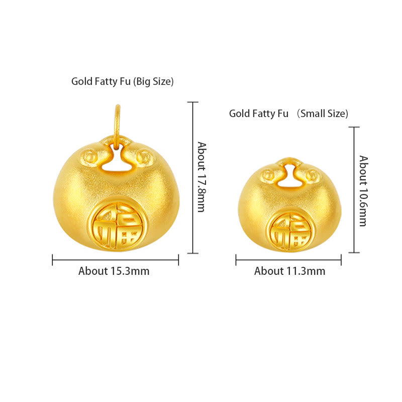 Buddha Stones999ゴールドフーキャラクターウィッシュロックパターン幸運ロープネックレスペンダント - image 4