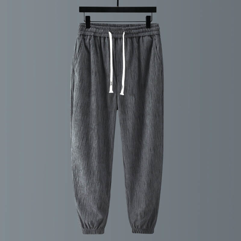 Buddha Stonesプラスサイズ 夏 無地デザイン ドローストリング メンズ ストレートレッグパンツ ポケット付き - image 14