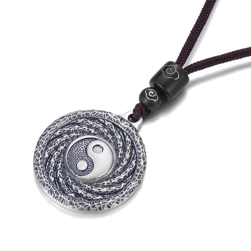 Buddha Stones999 スターリングシルバー 太極 陰陽 八卦 デザイン 山の幽霊 お金を使うネックレス ペンダント - image 21