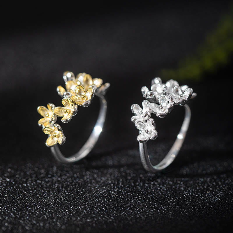 Buddha Stones925スターリングシルバー キンモクセイ リング - image 0