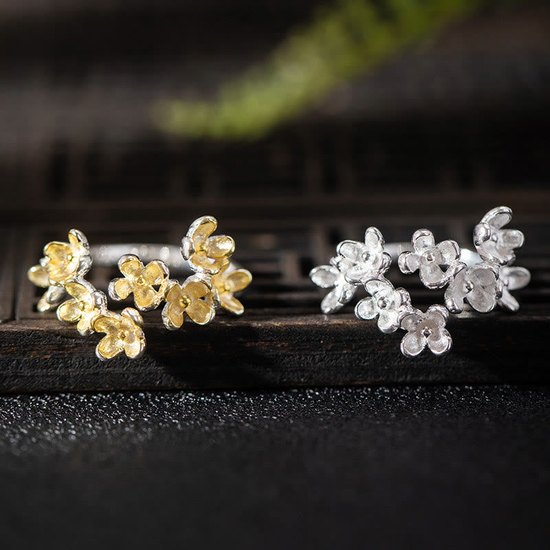 Buddha Stones925スターリングシルバー キンモクセイ リング - image 1