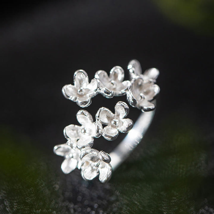 Buddha Stones925スターリングシルバー キンモクセイ リング - image 6